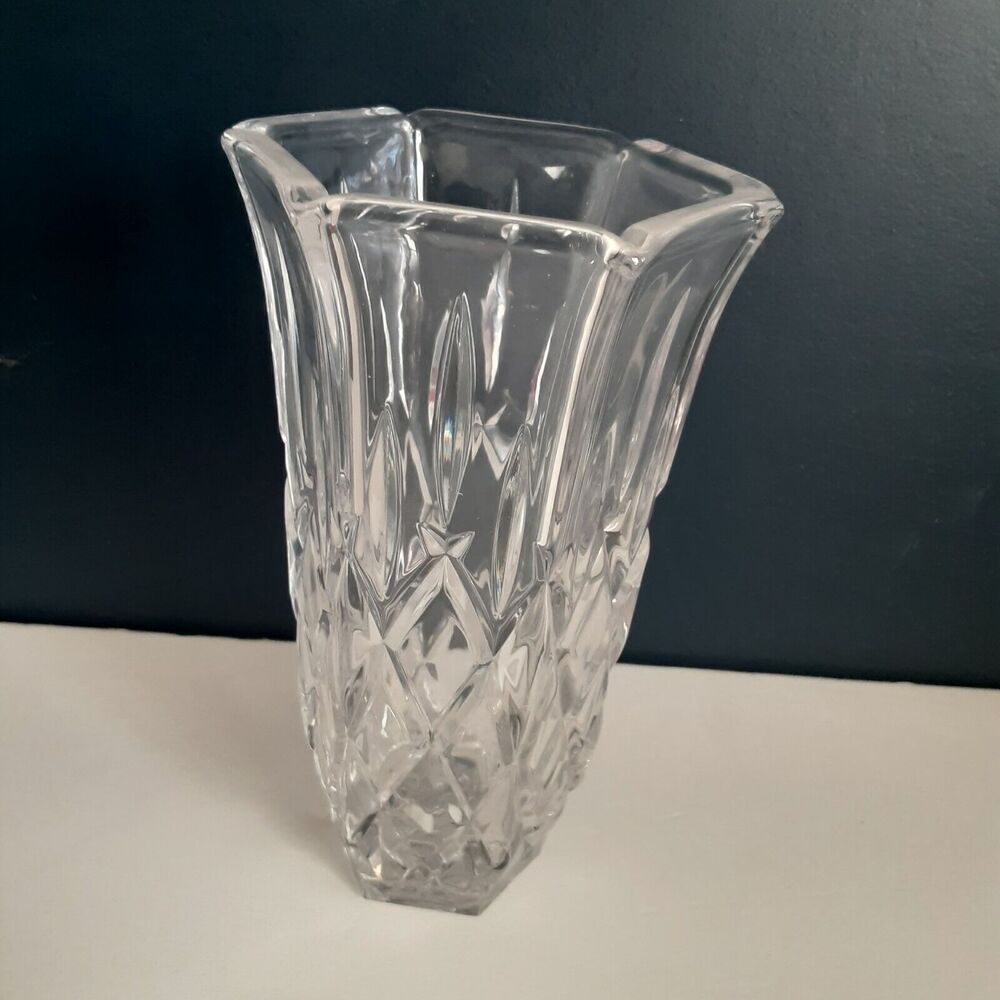 Gorman Lady Anne Crystal Vase 6.5" Small Full Lead Timeless New